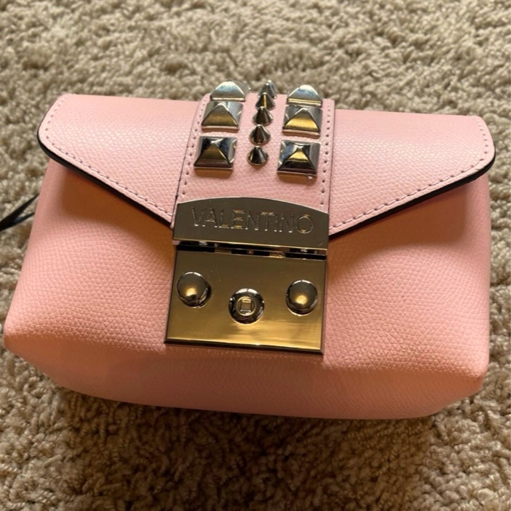 Valentino Paulette Palmellato Leather Crossbody